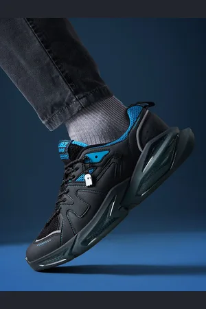 The Souled Store Men Urban Blaze Reverb Neon Black Shoes