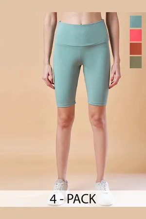 Color Capital Pack of 4 Solid Mid Rise Tights