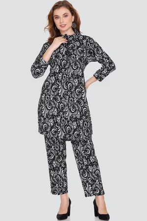 Elthia Ethnic Motifs Printed Straight Kurta With Trouser