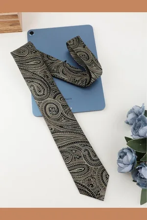 Alvaro Castagnino Men Printed Silk Skinny Tie