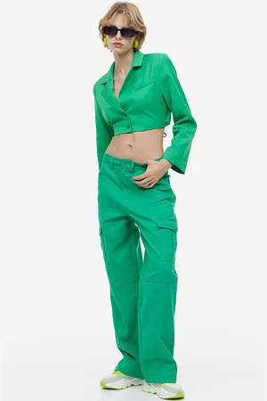 H&M Women Twill Cargo Trousers