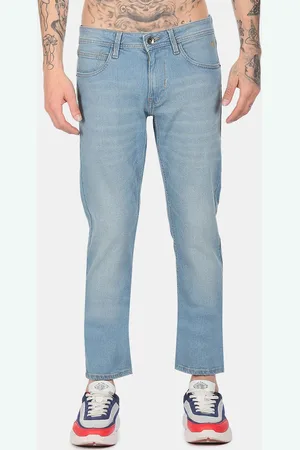 Flying Machine Men Blue Tapered Fit Light Fade Jeans
