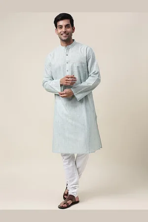 Fabindia Band Collar Short Cotton Kurta
