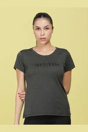 dollar Women Microfiber Printed Anti Bacterial Sports T-Shirt