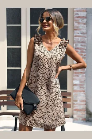 HERE&NOW Animal A-Line Mini Dress