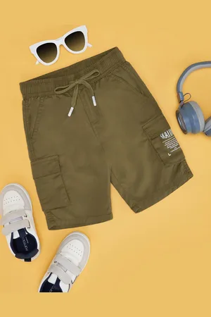 Pantaloons Boys Mid-Rise Regular Fit Cotton Cargo Shorts
