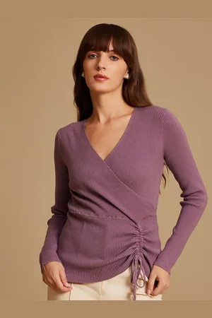 Kazo Women V-Neck Wrap Top