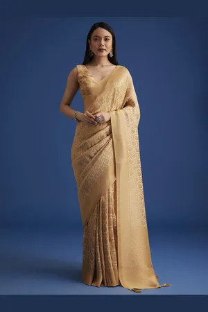 KALKI Fashion Woven Design Tissue Saree