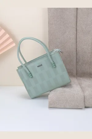 All Things Mochi Women Checked Structured Handheld Bag