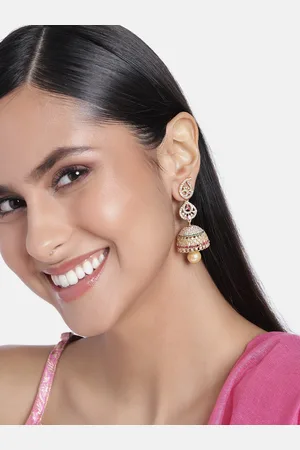 ESTELE Gold-Plated Classic Jhumkas Earrings