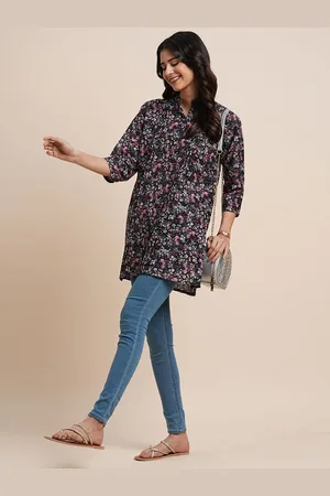 BAPS Women Floral Printed Kurti