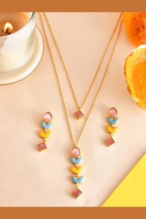 Voylla Gold-Plated Jewellery Set