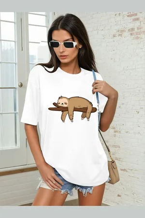 Corsica Women Graphic Printed Round Neck Relaxed Fit T-shirt
