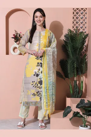 Stylee Lifestyle Printed Pure Cotton Unstitched Dress Material