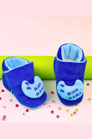 Neska Moda Unisex Kids Cotton Booties