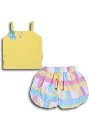 Wish Karo Girls Top with Shorts Set