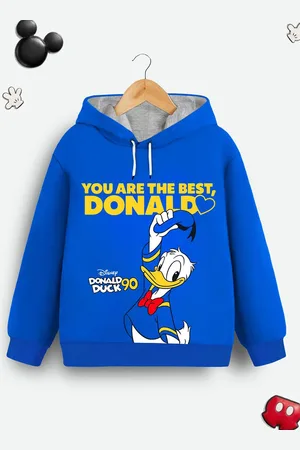 Miss and Chief Boys Printed Hooded Pullover Sweatshirt