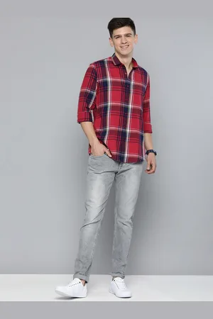 Mast & Harbour Men Tartan Checks Pure Cotton Casual Shirt