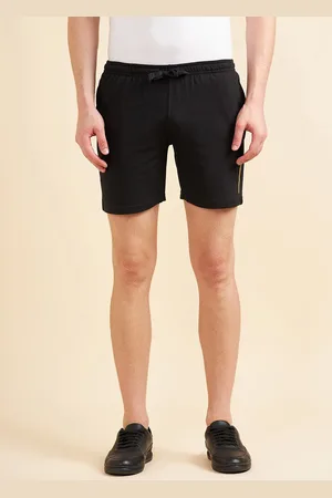 Sweet Dreams Men Black Mid-Rise Regular Shorts