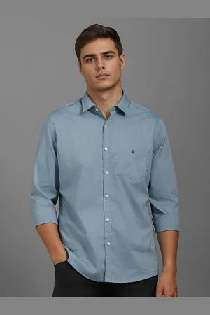 Louis Philippe Men Slim Fit Floral Printed Cotton Casual Shirt
