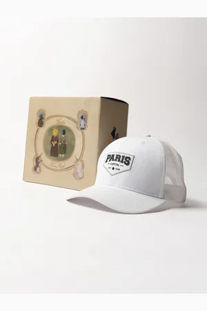 Theater Paris White Unisex Embroidered Baseball Cap