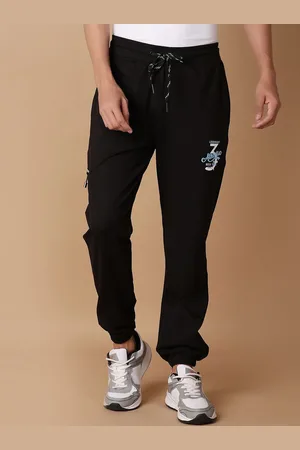 V-Mart Men Mid-Rise Cotton Joggers