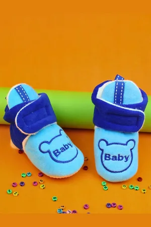 Neska Moda Unisex Kids Cotton Booties