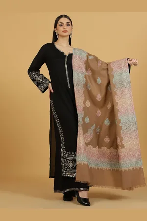 La Vastraa Women Ethnic Motifs Woven Design Shawl