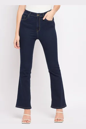 MADAME Women Bootcut Light Fade Cotton Jeans