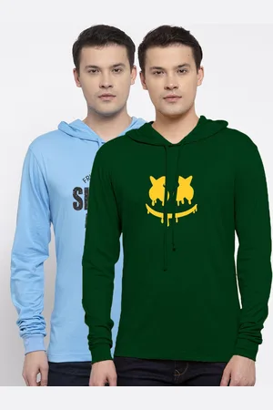 Friskers Men Pack of 2 Printed Pure Cotton T-shirts