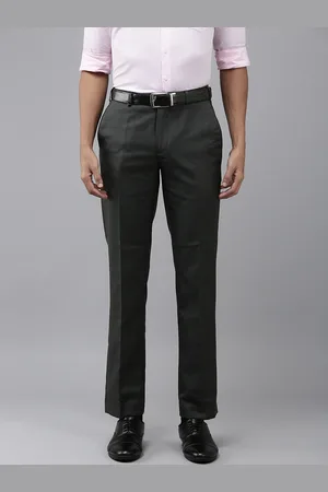 Park Avenue Men Textured Formal Trousers