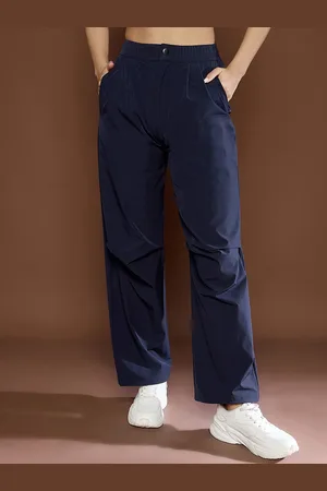 Sassafras Women Front Dart Baggy Parachute Pants