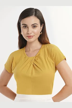 Bombay High Solid Round Neck Top