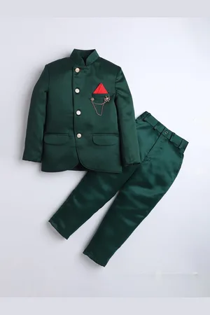 DKGF FASHION Boys Single-Breasted 2-Piece Suit