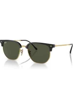 Ray-Ban Unisex UV Protected Green Lens Irregular Sunglasses - 0RB4416601/3153