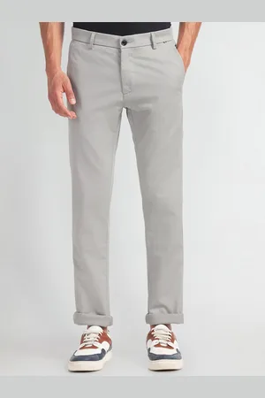 Arrow Men Mid-Rise Slim Fit Chinos Trousers