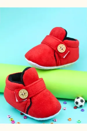 Neska Moda Unisex Kids Cotton Booties