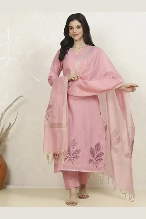 Biba Floral Printed Unstitched Dress Material