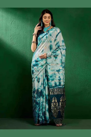 DIVASTRI Tie & Dye Printed Bandhani Saree