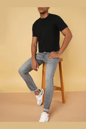 Wrangler Men Vegas Skinny Fit Low-Rise Light Fade Stretchable Jeans