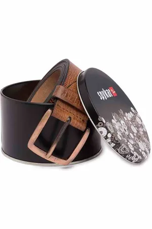 SPYKAR Men Textured Leather Belt
