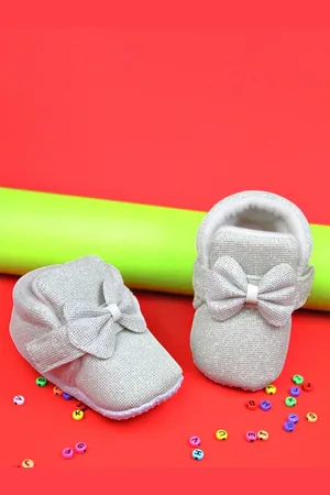 Neska Moda Girls Cotton Booties