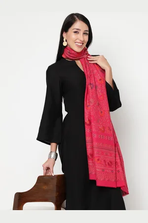 La Vastraa Women Woven-Design Woollen Shawl
