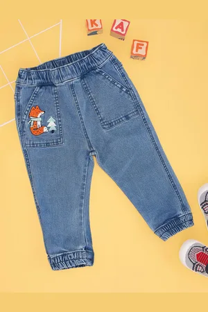 Pantaloons Boys Slip-On Mid-Rise Jeans