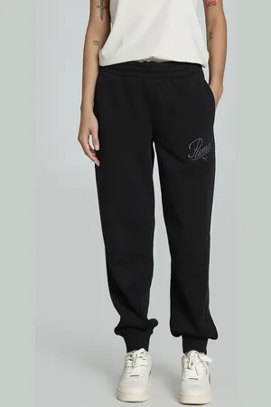 PUMA Women Script Comfort Relaxed Fit Sweatpants