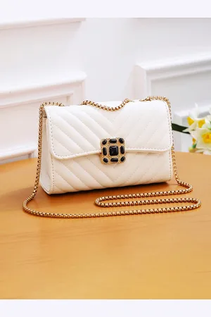 Diva Dale Textured PU Structured Sling Bag With Quilted