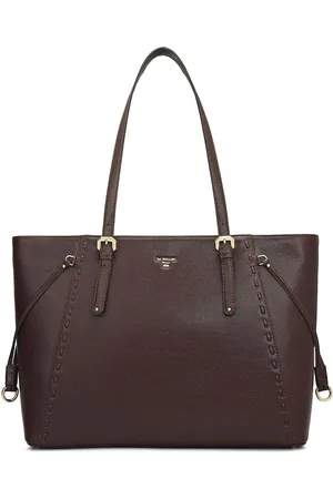 Da Milano Women Solid Shopper Leather Shoulder Bag