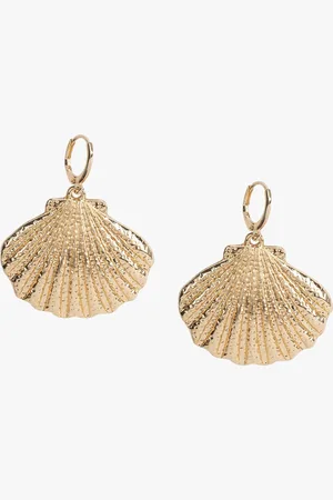 Kazo Gold-Plated Contemporary Drop Earrings