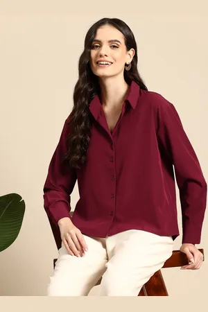 Mast & Harbour Women Opaque Casual Shirt