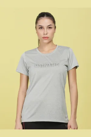 dollar Women Microfiber Printed Anti Bacterial Sports T-Shirt